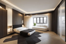 Zimmer im minimalistischen Stil