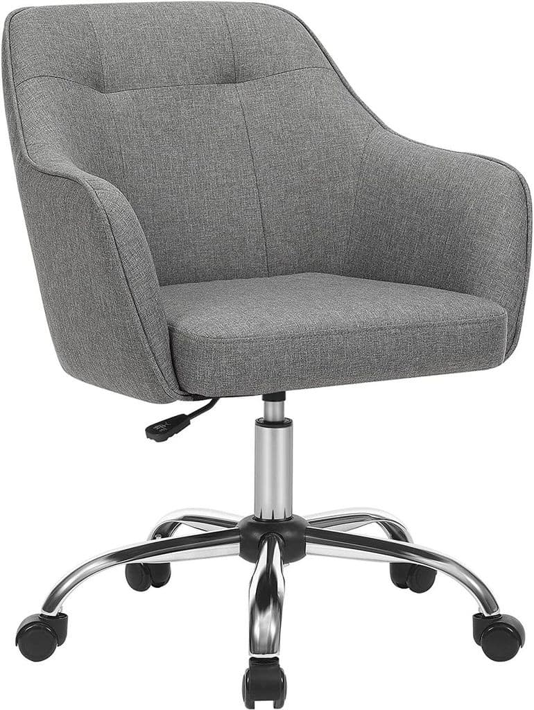 Bequemer Bürostuhl, ca. 65 x 69 x 83-93 cm - Grau